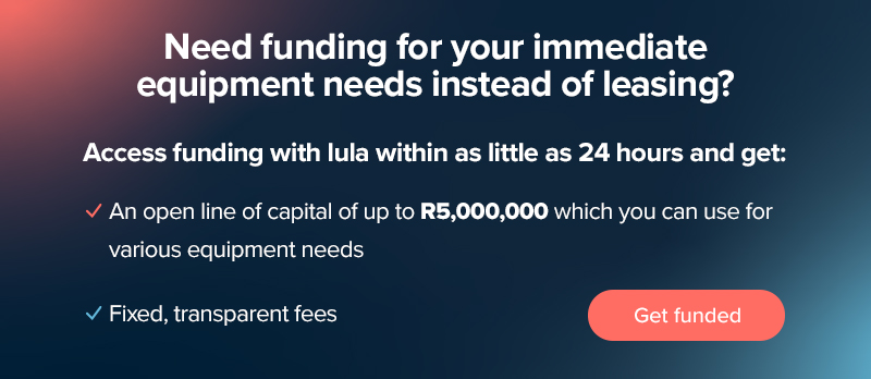 Equipment finance needs? 