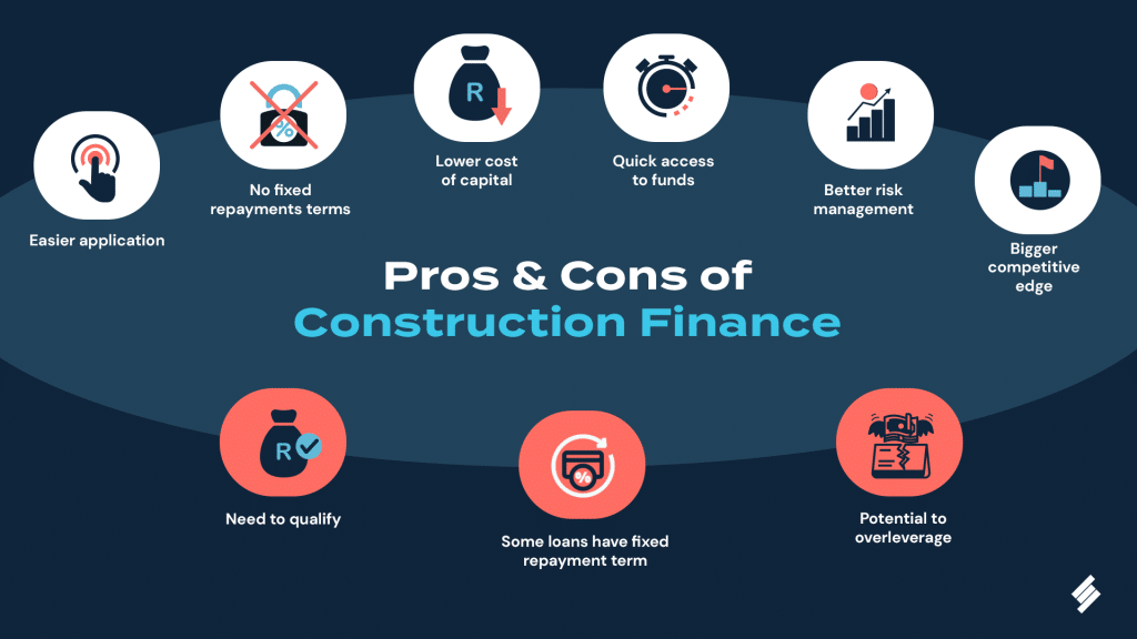 Pros and cons of construction finance