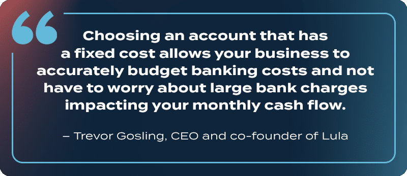 Why a business bank account matters.