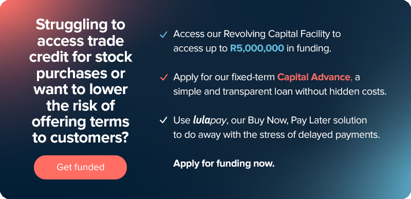Trade credit financing. 