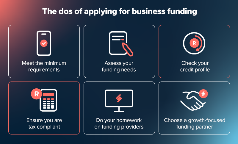 Business Funding For Your Growing Business:<br/>Dos and Don’ts<br/> 3 The dos of applying for business funding