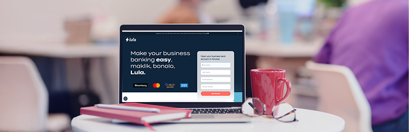 Lula's digital banking app. 