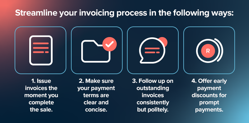 How to reduce working capital with invoicing. 