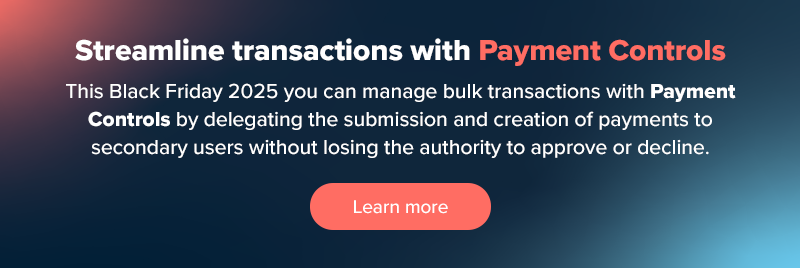 Black Friday 2025 Countdown: <br/>A Readiness Checklist<br/> for Your Business 3 Black Friday 2025 - Use Lula's Payment Controls to streamline bulk transactions.