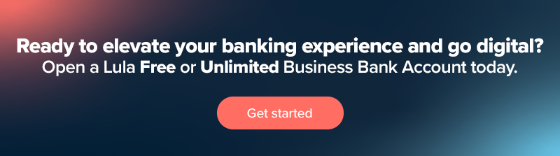 Open a business bank account online in minutes with Lula. 