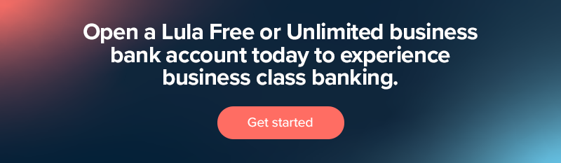 SME banking CTA to open a lula business bank account. 