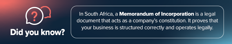 What documents needed to open a business bank account. 