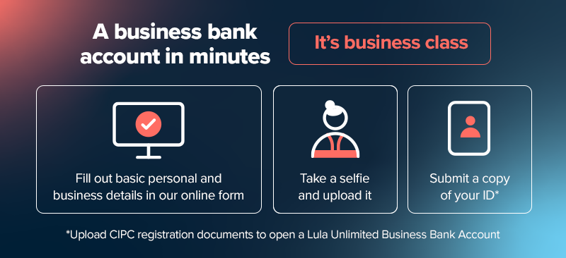 How to open a business bank account in minutes. SME banking application online. 