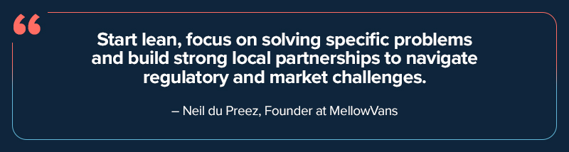 Funding for transport business in South Africa. 