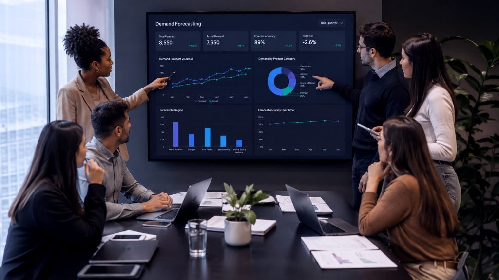 demand forecasting in supply chain office setting